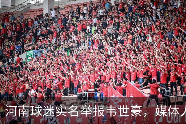 河南球迷实名举报韦世豪，媒体人：他骂别人从没觉得自己不对，别人说他就地域攻击